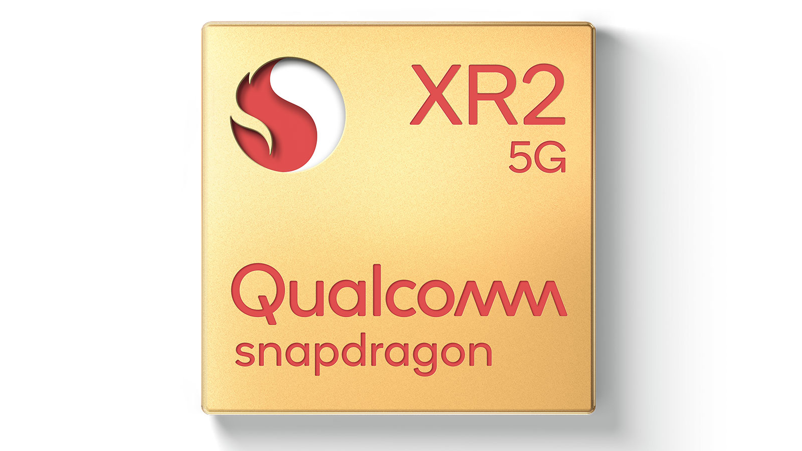 Qualcomm Snapdragon XR2 chip gold
