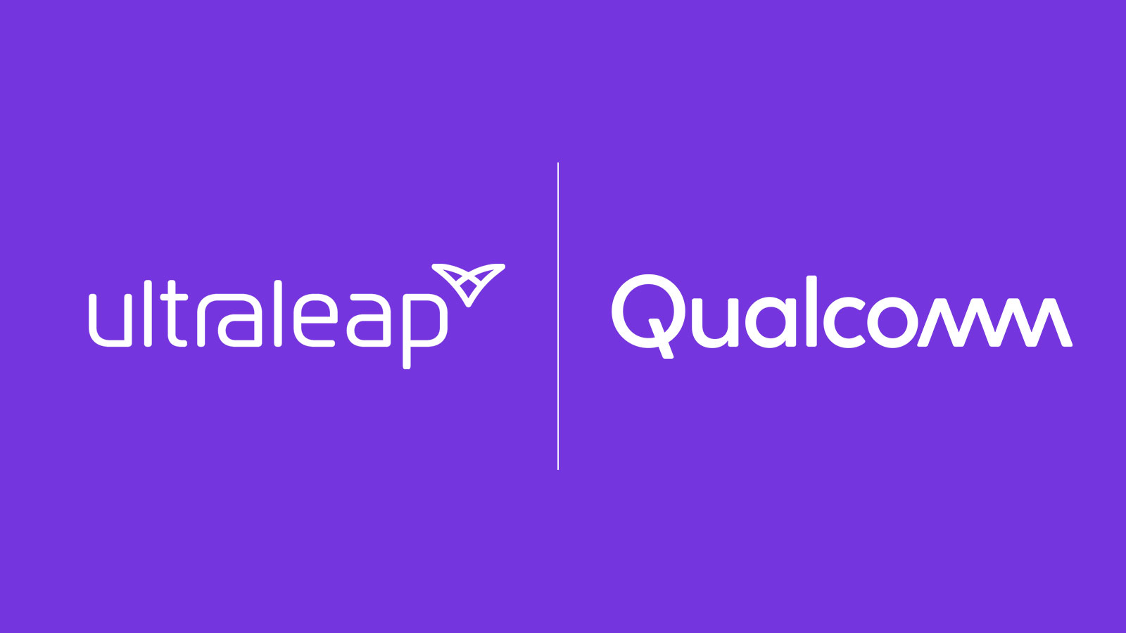 Ultraleap and Qualcomm logos