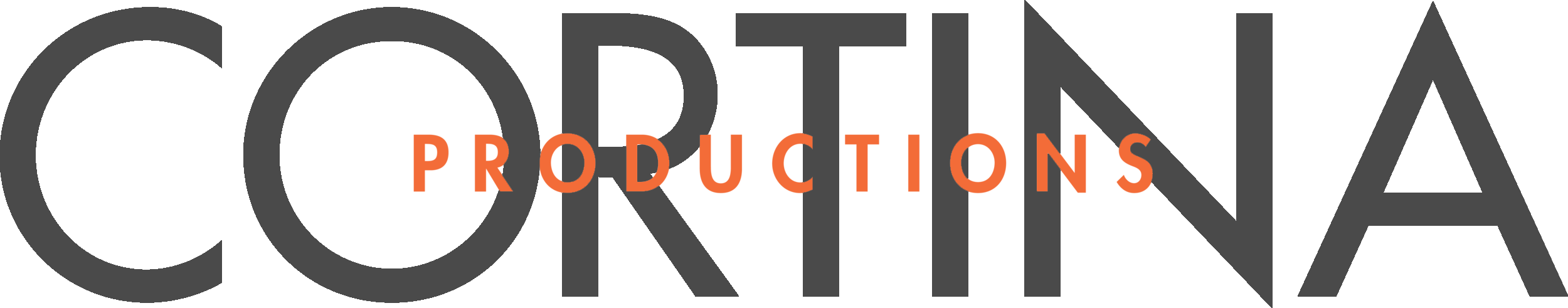 Cortina Productions grey logo